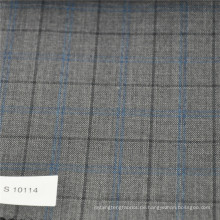 Windowpane Wolle-Polyester Stoff Frauen Anzug Stoff Anzug Stoffe Wolle